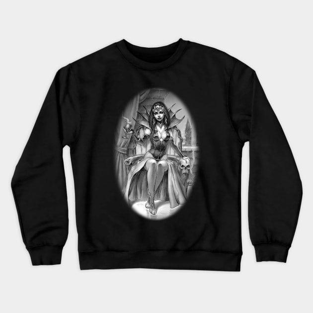 Evil Queen Crewneck Sweatshirt by Paul_Abrams